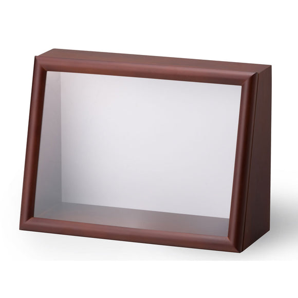 Caja de bronceado AC A4 marrón : vitrina cazaro B0103