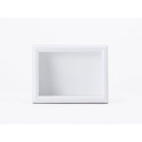 Diagonal box AC 2L horizontal white : cazaro display case B0201