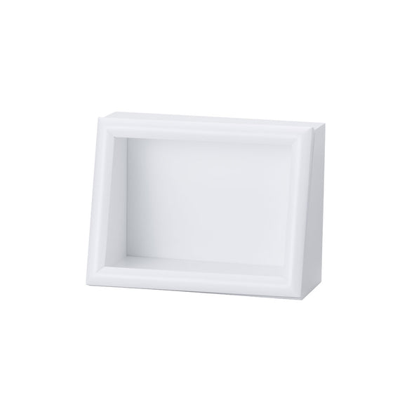 Caja diagonal AC 2L horizontal blanca : vitrina cazaro B0201