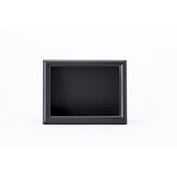 AC 2L horizontal box, black: cazaro display case B0202