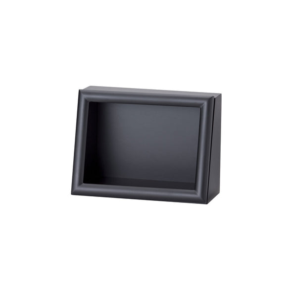 Caja horizontal AC 2L, negra: vitrina cazaro B0202