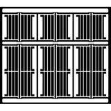 护栏-B（白色）：Icom 预涂装组装套件 1:144-N(1:150) EP-48