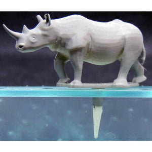 Miniature rhinoceros for horticultural dioramas : Icom Pre-Painted Non-Scale GM9
