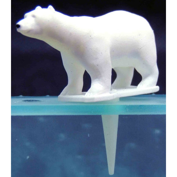 Miniature Polar Bear for Horticultural Diorama : Icom Pre-Painted Non-Scale GM11