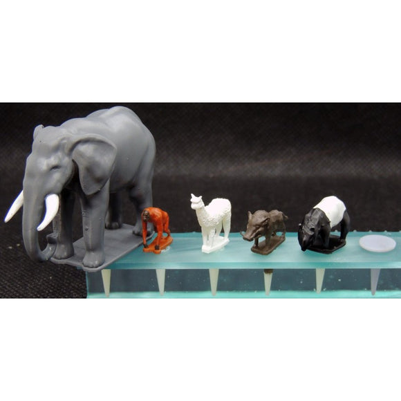 Juego de dioramas de animales en miniatura para horticultura A: Icom prepintado sin escala GM1P