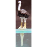 Miniature Ostrich for gardening diorama : Icom Pre-Painted Non-Scale GM30