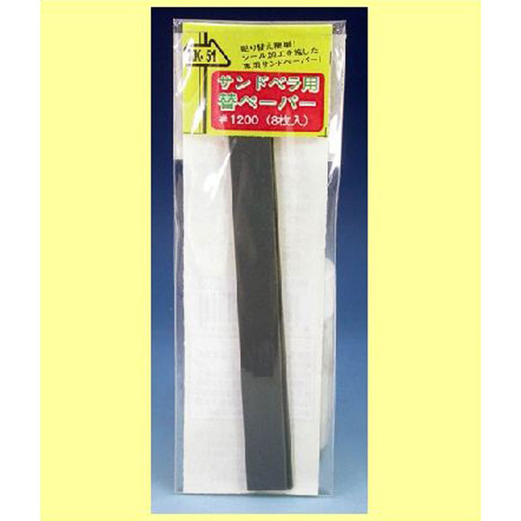Replacement Paper for Sanding Spatula #1200 (Pack of 8) : Icom Tools KK51