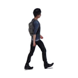 064-00004 Man walking with big thighs carrying a gray backpack : Tiny Tales - Colored 1:64