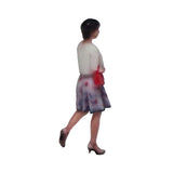 080-00001 Skirted Woman Walking in the Street with Red Handbag : Tiny Tales - Pre-Colored HO (1:80)