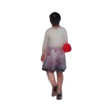 150-00001 Skirted Woman Walking in the Street with Red Handbag : Tiny Tales - Pre-Colored N (1:150)
