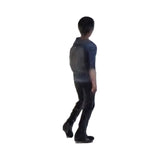 150-00003 Man walking with gray backpack on his back : Tiny Tales - Colored N (1:150)