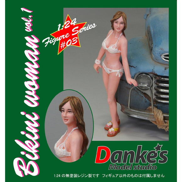 Bikini woman #1: Danke's Model Studio unpainted kit 1:24 FI24-003