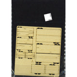 Caja de madera set A - 2 piezas: Kobani kit sin pintar 1:24 ss-010