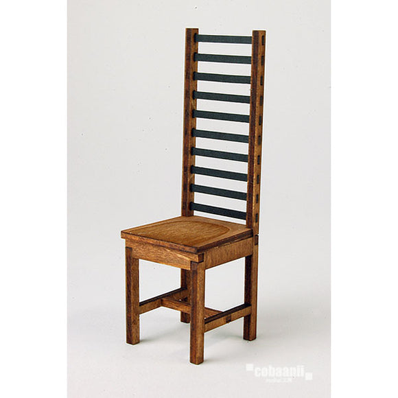 高背椅：Cobani 未上漆套件 1:12 WF-021