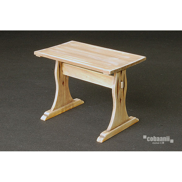 Antique country table : Cobani unpainted kit 1:12 scale WF-025