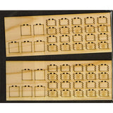 Japanese Cypress Sake Box: Cobani Unpainted Kit 1:12 Scale WZ-020