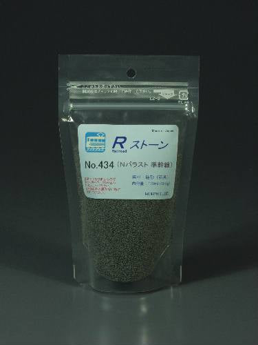 Material a base de piedra R-stone Ballast N (0,6-0,9 mm) Línea semitronco Gris oscuro: material Morin N (1:150) 434