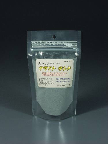 粉状材料 牛皮砂 (0.1 - 0.3mm) 灰色 I : 莫林材料 无鳞 AF-03