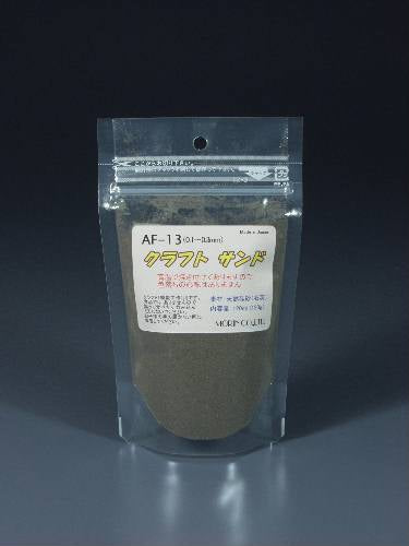 Powdery material Kraft Sand (0.1-0.3 mm) Dark brown : Molin material Non-scale AF-13