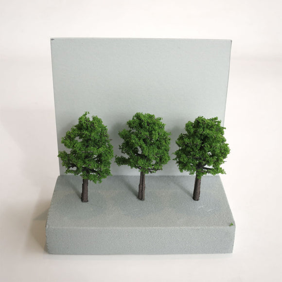 Street tree, light green, 3 trees, approx. 45mm: Morin N (1:150) KT-01