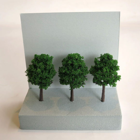 Street trees, green, 3 x approx. 45mm: Morin N (1:150) KT-02