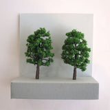 Street trees, green, 2 x approx 55mm: Morin N (1:150) KT-12