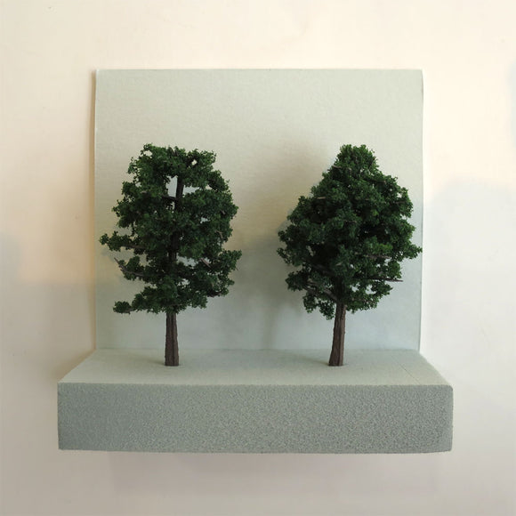 Street trees, dark green, 2 x approx 55mm: Morin N(1:150) KT-13