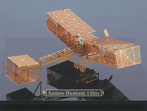 Santos Dumont 14bis in brass: aerobase kit 1:160 B004