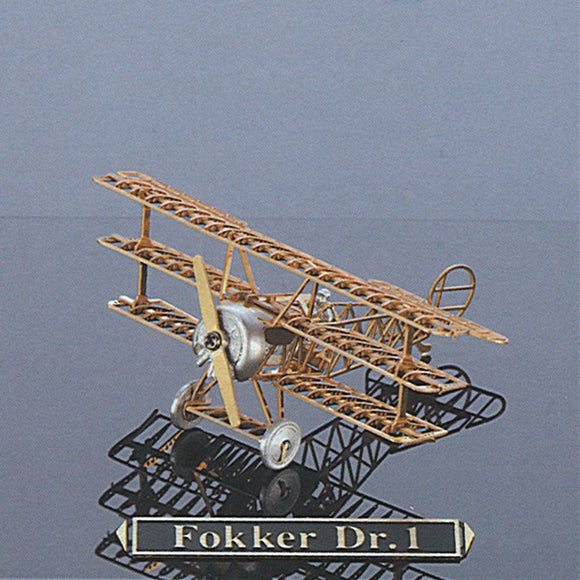 Fokker Dr.1 in brass: aerobase kit 1:160 B005