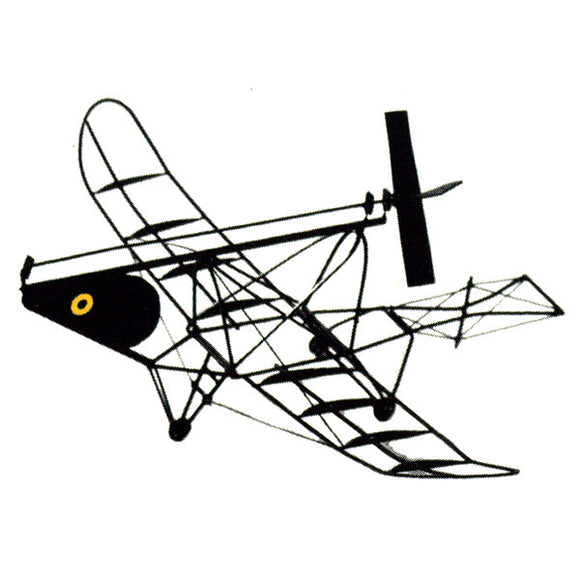 Máquina voladora tipo cuervo de Chuhachi Ninomiya (tinte negro): Aerobase Kit Non-scale B012