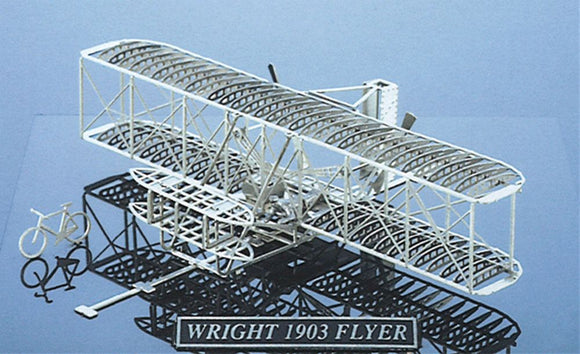 Wright 1903 Flyer in white : Aerobase Kit 1:160 B101