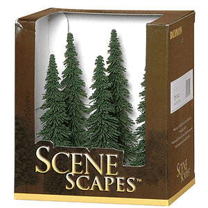 Coniferous tree (spruce Spruce) 12.7-15.2cm 6pcs : Bachmann Finished product Non-scale 32004