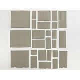 Corrugated tin sheet "Shingyousou Set" : Baioudou HO (1:80) Unpainted Kit AC-015-80U
