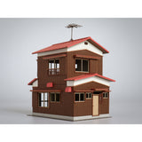 Two-Story House A Color Ver. :Baioudou N(1:150) Pre-Painted Kit ST-010-15C