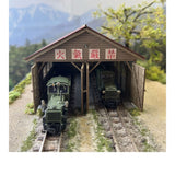 Sukeroku's 2-line locomotive depot II : Baioudou HO(1:87) pre-colored kit ST-020-87C