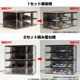"Pre-order available March 31st" CMDP-064-001 LED electric decoration series indoor parking lot (outside dimensions: W271xD168xH135mm) : Hakoniwa Giken, completed display case 1:64