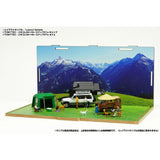 CMDP-064-004 Highland campsite (outer dimensions W271xD168xH135mm) : Hakoniwa Giken, Aassembly required display case 1:64