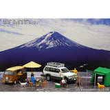 CMDP-064-005 Lakeside campsite with a view of Mt. Fuji (outside dimensions: W271 x D168 x H135mm) : Hakoniwa Giken, Aassembly required display case 1:64