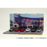 CMDP-064-008 Shop parking lot (outer dimensions: W271 x D168 x H135mm) : Hakoniwa Giken, Aassembly required display case 1:64