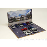 ★DPCBM-064-001 Parking lot in town (outside dimensions: W316xD284xH179mm) : Hakoniwa Giken, Aassembly required display case 1:64