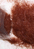 Fibre-based material Coffee brown grass (6mm high): Joe-Fix material, Non-scale 142