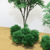 Realistic miniature tree model with broad-leaved branches and foliage : Beads & Design Materials Non-scale RMF01