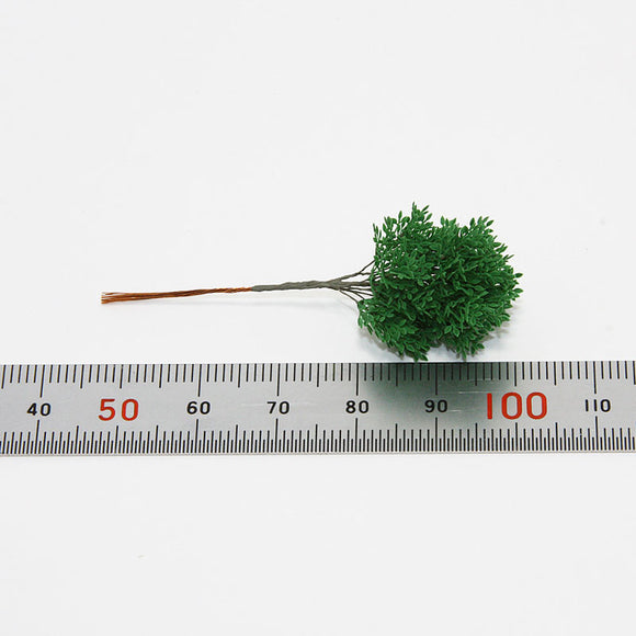 逼真的带有阔叶树枝和树叶的微型树模型：珠子和设计材料非比例 RMF01