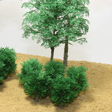 Realistic miniature tree model with broad-leaved branches and foliage (small) : Beads & Designs Materials Non-scale RMF01S