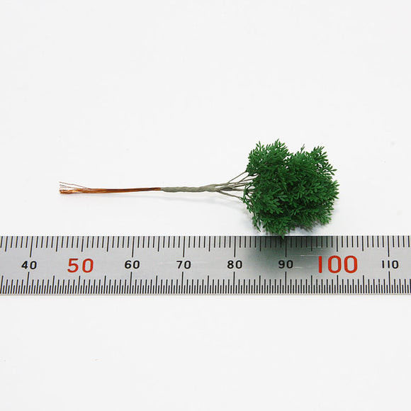 Modelo de árbol en miniatura realista con ramas y follaje de hoja ancha (pequeño) : Beads & Designs Materials Non-scale RMF01S