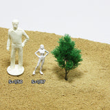 Modelo de árbol en miniatura realista con agujas, hojas y ramas: Beads &amp; Design Materials Non-scale RMF02