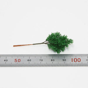 具有针叶和树枝的逼真微型树模型：珠子和设计材料非比例 RMF02