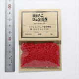 RML02R Real miniature tree model leaves (maple type) red : BEAZ DESIGN Materials Non-scale