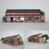 Wooden Station House Furuichi Station : Takumi Diorama Craft House - Finished product HO (1:80) 1003
