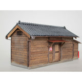 Small Warehouse (Tiled Roof) : Takumi Diorama Craft House - Finished product HO(1:80) 1005
